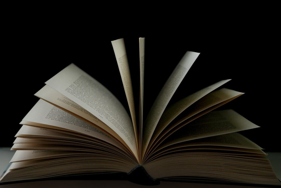 mystery book open